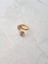Load image into Gallery viewer, Double-ring with Baby Hair / Pet-Fur Memorial Jewelry