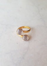 Load image into Gallery viewer, Double-ring with Baby Hair / Pet-Fur Memorial Jewelry