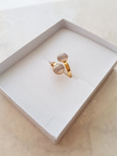 Load image into Gallery viewer, Double-ring with Baby Hair / Pet-Fur Memorial Jewelry