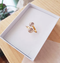 Load image into Gallery viewer, Double-ring with Baby Hair / Pet-Fur Memorial Jewelry