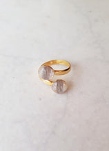 Load image into Gallery viewer, Double-ring with Baby Hair / Pet-Fur Memorial Jewelry