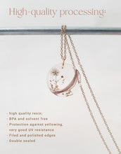 Load image into Gallery viewer, Custom Embedded Ashes Resin Necklace / Pendant