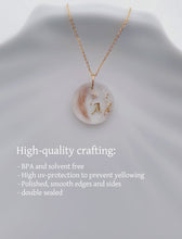 Load image into Gallery viewer, Drop-shaped Blue Hair Pendant Necklace