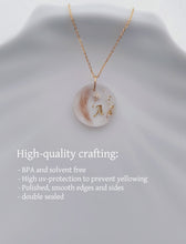 Load image into Gallery viewer, Hair and Ash Pendant Necklace - Resin