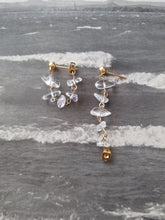 Load image into Gallery viewer, Rock Crystal Ear-Jacket Earrings