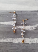Load image into Gallery viewer, Rock Crystal Ear-Jacket Earrings