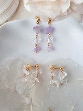 Load image into Gallery viewer, Rock Crystal Ear-Jacket Earrings