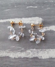 Load image into Gallery viewer, Rock Crystal Ear-Jacket Earrings