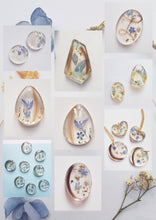 Load image into Gallery viewer, Drop-shaped Blue Hair Pendant Necklace