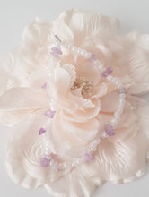 Load image into Gallery viewer, Phone pearl-chain in purple-white