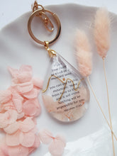 Load image into Gallery viewer, Bible Verse: Mustard Seed & Mountain - Resin Key-Chain