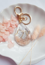 Load image into Gallery viewer, Bible Verse: Mustard Seed & Mountain - Resin Key-Chain