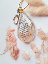 Load image into Gallery viewer, Bible Verse: Mustard Seed & Mountain - Resin Key-Chain