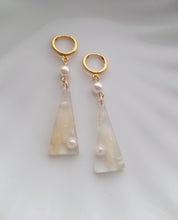 Load image into Gallery viewer, Pampas-Grass Resin Earrings