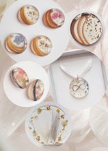 Load image into Gallery viewer, Two Strands of Hair Resin-Pendant