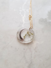 Load image into Gallery viewer, Hair and Flower Letter Resin-Necklace