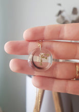 Load image into Gallery viewer, Hair and Flower Letter Resin-Necklace