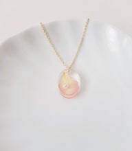Load image into Gallery viewer, Rose Pearl Necklace, Birth Flower & Stone June