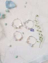 Load image into Gallery viewer, Mermaid's Hoop Earrings Sterling Silver