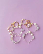 Load image into Gallery viewer, Mermaid's Hoop Earrings Sterling Silver