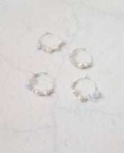 Load image into Gallery viewer, Mermaid's Hoop Earrings Sterling Silver