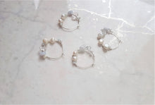 Load image into Gallery viewer, Mermaid's Hoop Earrings Sterling Silver