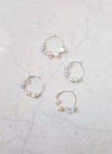 Load image into Gallery viewer, Mermaid's Hoop Earrings Sterling Silver