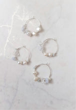 Load image into Gallery viewer, Mermaid's Hoop Earrings Sterling Silver