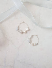 Load image into Gallery viewer, Mermaid's Hoop Earrings Sterling Silver