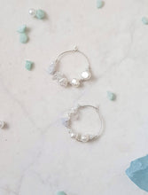 Load image into Gallery viewer, Mermaid's Hoop Earrings Sterling Silver