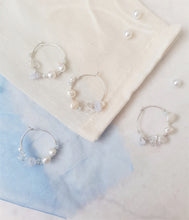 Load image into Gallery viewer, Mermaid's Hoop Earrings Sterling Silver