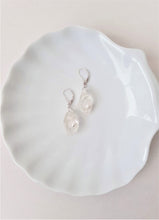 Load image into Gallery viewer, Transparent Pearl Earrings - Modern Classic, 925 Silver