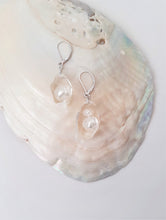 Load image into Gallery viewer, Transparent Pearl Earrings - Modern Classic, 925 Silver