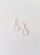 Load image into Gallery viewer, Transparent Pearl Earrings - Modern Classic, 925 Silver
