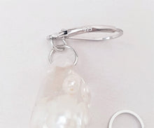 Load image into Gallery viewer, Transparent Pearl Earrings - Modern Classic, 925 Silver