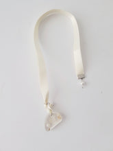 Load image into Gallery viewer, Resin Bookmark Ribbon Cream-White