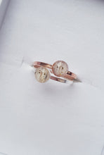 Load image into Gallery viewer, Silver Ring with Baby Hair / Pet-Fur Memorial Jewelry