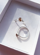 Load image into Gallery viewer, Silver Ring with Baby Hair / Pet-Fur Memorial Jewelry