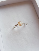 Load image into Gallery viewer, Silver Ring with Baby Hair / Pet-Fur Memorial Jewelry