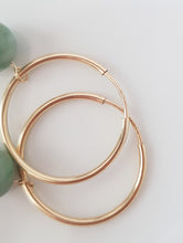 Load image into Gallery viewer, Green Pearl Gold Filled Earrings