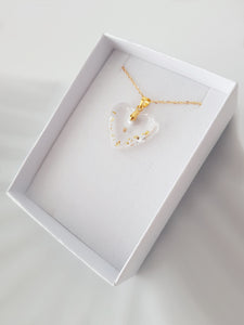 Mustard Seed Heart Shaped Necklace