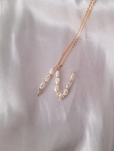 Load image into Gallery viewer, Initial Letter Pearl Necklace - Handwired