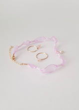 Load image into Gallery viewer, Rose Choker Pearl-Necklace