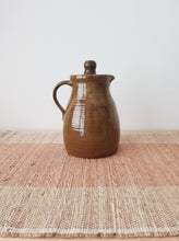 Load image into Gallery viewer, Vintage Ceramic Pitcher Brown, Handmade