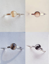 Load image into Gallery viewer, Silver Ring with Baby Hair / Pet-Fur Memorial Jewelry