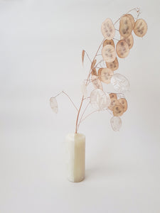 White Onyx Stone - Single Flower Vase