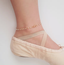 Load image into Gallery viewer, Dainty Gold-Plated Freshwater Pearl Anklet