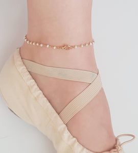 Dainty Gold-Plated Freshwater Pearl Anklet