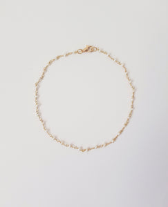 Dainty Gold-Plated Freshwater Pearl Anklet