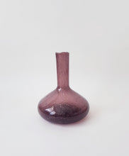 Load image into Gallery viewer, Long Neck Handmade Blown Vase, Vintage